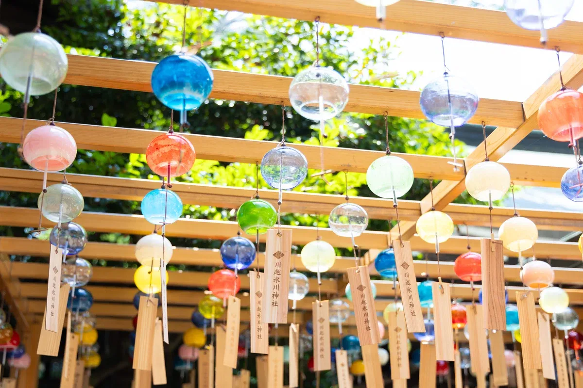 日本｜東京 川越：冰川神社攻1500年求姻緣聖地、釣鯛魚御神籤與風鈴祭完全指南